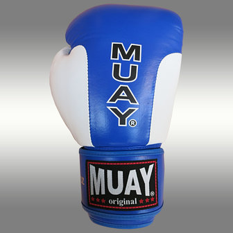 MUAY&reg; Premium bokshandschoenen Blauw/Wit