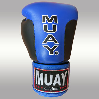 MUAY&reg; Premium bokshandschoenen Zwart/Blauw