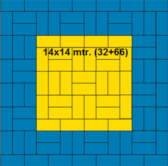 Agglorex Judomatten 200x100x4 cm.