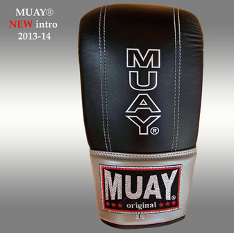 MUAY&reg; Punch zakhandschoenen met open duim Zwart