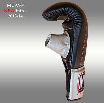 MUAY&reg; Punch zakhandschoenen met open duim Zwart