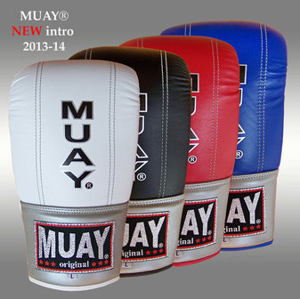 MUAY&reg; Punch zakhandschoenen met open duim Zwart