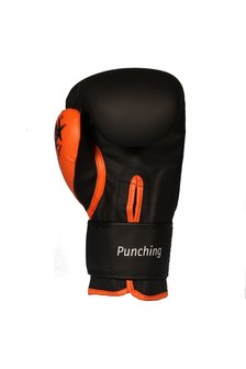 Bokshandschoen Ronin &#039;PUNCHING&#039; Zwart/Oranje