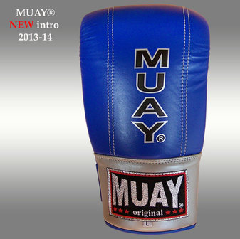 MUAY&reg; Punch zakhandschoenen met open duim Blauw