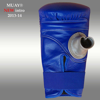 MUAY&reg; Punch zakhandschoenen met open duim Blauw