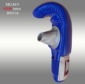 MUAY&reg; Punch zakhandschoenen met open duim Blauw