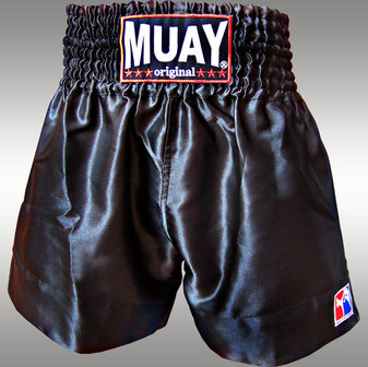 Muay Short Satijn egaal Wit