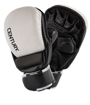 CENTURY CREED OPEN PALM BOKSZAKHANDSCHOEN - ZWART/WIT