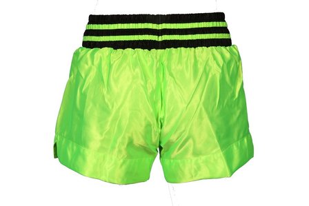 RONIN THAIBOKS SHORT TATTOO - FLUOR GROEN - Achterkant