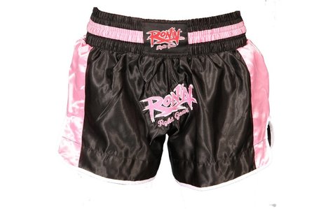 RONIN THAISHORT FIGHT ZWART/ROZE