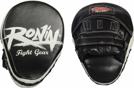 RONIN COACHING MITTS CURVED - ZWART/WIT