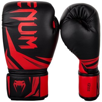 VENUM CHALLENGER 3.0 BOXING GLOVES - BLACK/RED