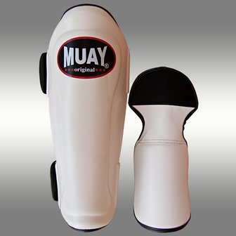 MUAY&reg; PRO scheenbeschermers - shin and instep - Wit