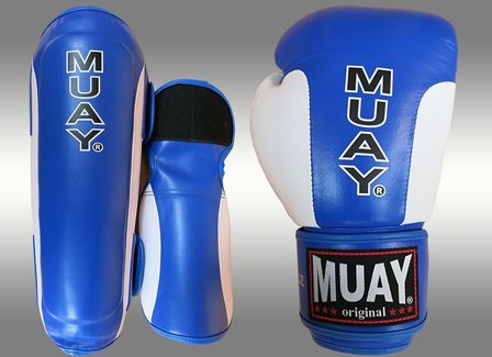 MUAY PREMIUM BOKSSET - BLAUW