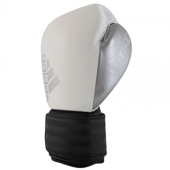 Adidas Hybrid 200 (Kick)Bokshandschoenen Wit/Zwart/Zilver