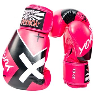 Yokkao X-Pink Muay Thai Bokshandschoenen