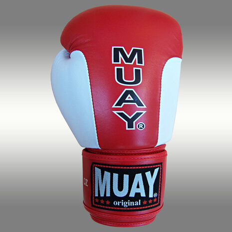 MUAY® Premium bokshandschoenen Rood/Wit