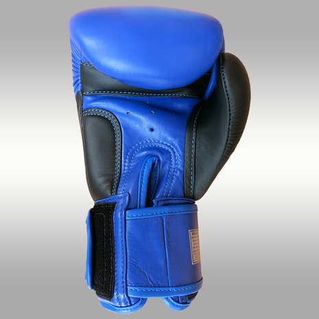 MUAY® Premium bokshandschoenen Zwart/Blauw