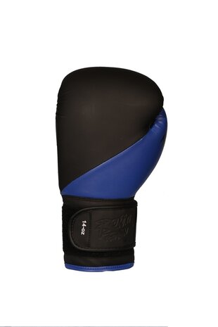 Bokshandschoen Ronin 'PUNCHING' Zwart/Blauw