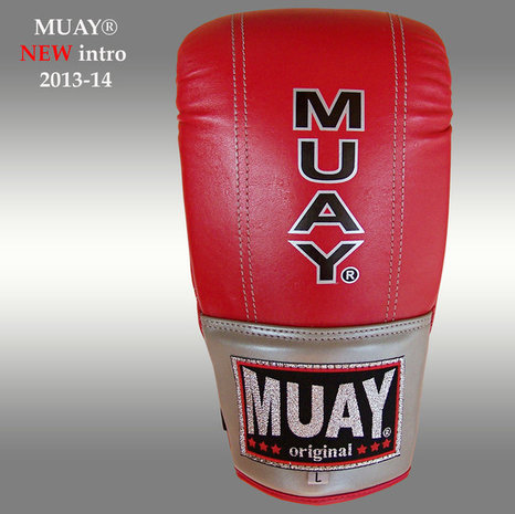 MUAY® Punch zakhandschoenen met open duim Rood