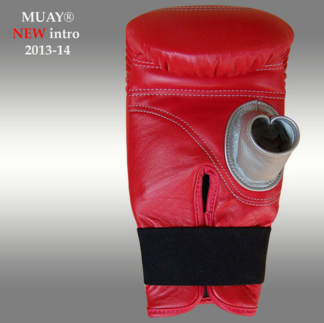 MUAY® Punch zakhandschoenen met open duim Rood