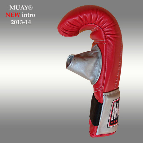 MUAY® Punch zakhandschoenen met open duim Rood