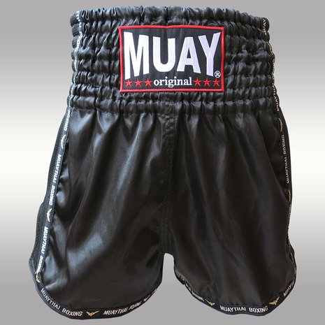 MUAY SHORT WICKED ZWART