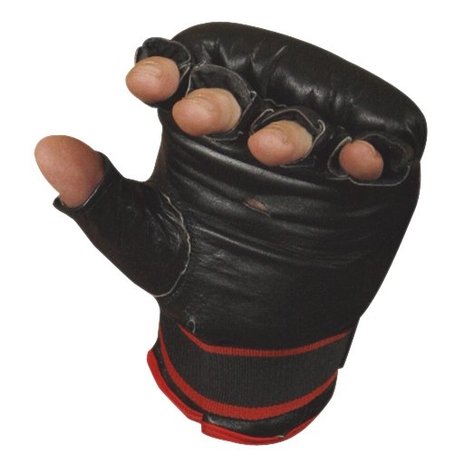 RONIN 1ST GEN MMA FREE-STYLE HANDSCHOEN KLITTENBAND - ROOD OF ZWART