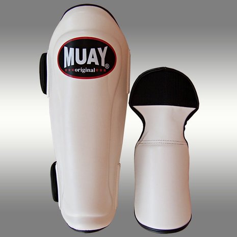 MUAY® PRO scheenbeschermers - shin and instep - Wit