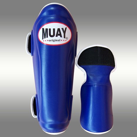 MUAY® PRO scheenbeschermers - shin and instep - Blauw
