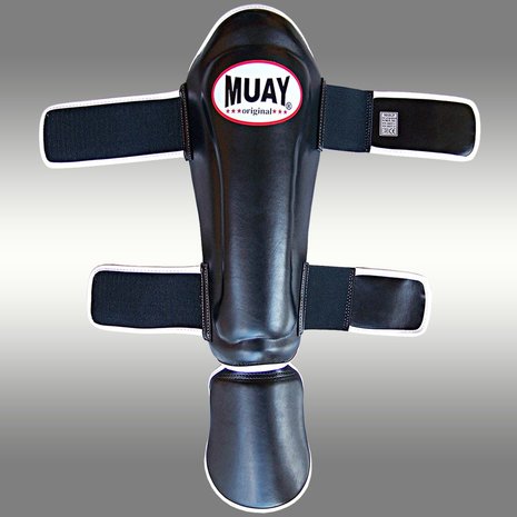 MUAY® PRO scheenbeschermers - shin and instep zwart